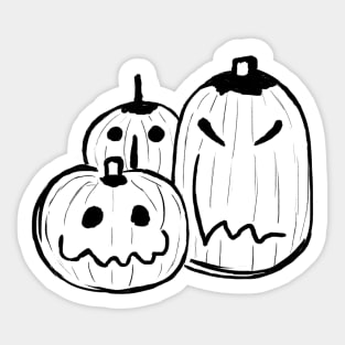 Pumpkins - Halloween - Trick or Treat Sticker